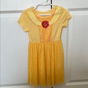Old Navy Yellow Dress with Red Floral Detail